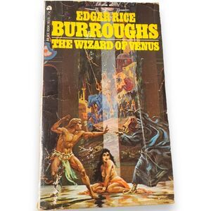 The Wizard of Venus by Edgar Rice Burroughs 1973 Ace Sci-Fi PB Roy Krenkel Art